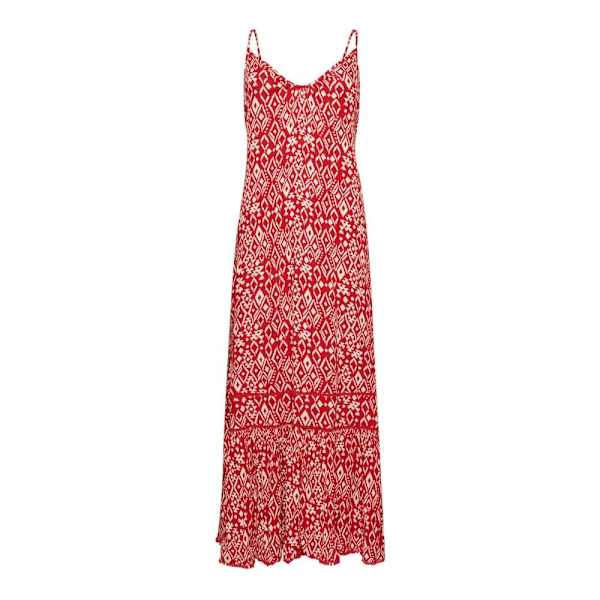 Superdry Kjole Vintage Long Beach Cami Rød M Kvinde