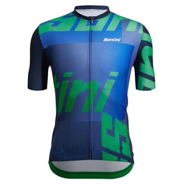 Santini Lyhythihainen Jersey Karma Logo Sininen S Mies