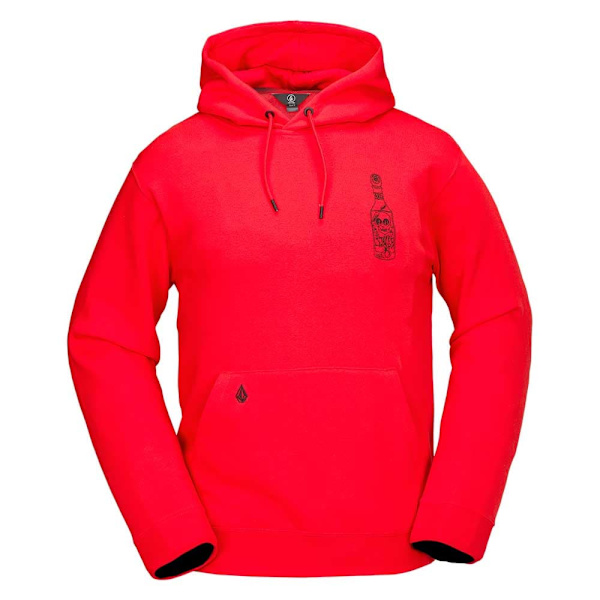 Volcom Essential Tröja Med Huva Röd S Man