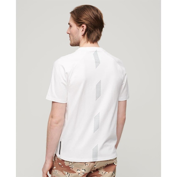 Superdry Sport Tech Logo Relaxed T-shirt Med Korta ärmar Vit 3XL Man