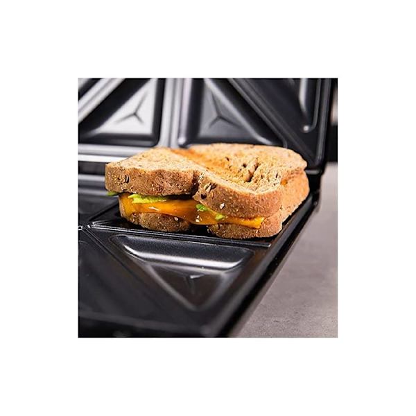 Cecotec Sandwichmaskine Rock´ntoast Family 1500 I Sort One Size / EU Plug