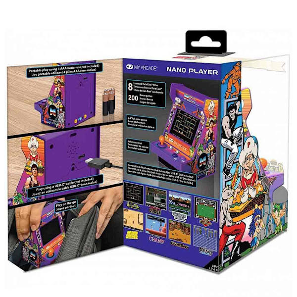 My Arcade Pelit Nano Player Data East 208 4.5´´ Retro Konsoli