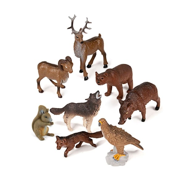 Miniland Djurfigurer Skog 8 Enheter Flerfärgad