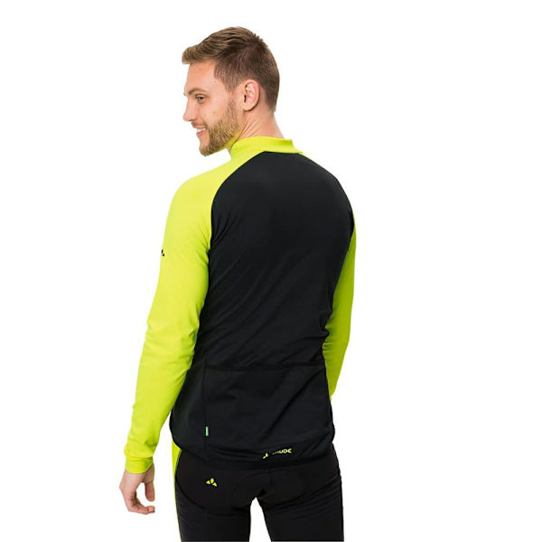 Vaude Bike Posta Tricot Pitkähihainen Trikoo Keltainen,Musta M Mies
