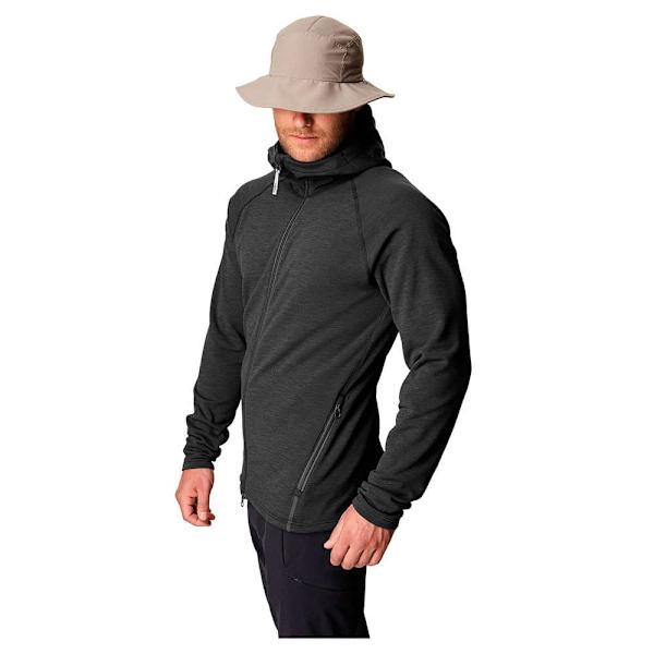 Houdini Outright Fleecejakke Med Hætte Sort XL Mand