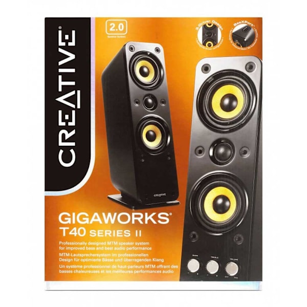 Creative Højttalere Gigaworks 2.0 T40 Series Sort