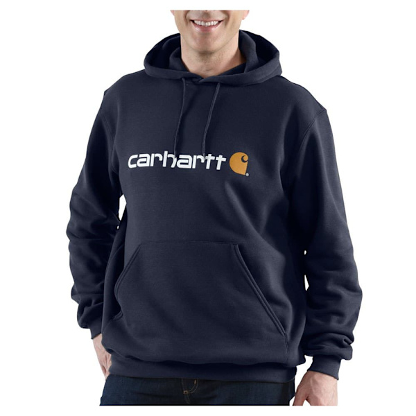 Carhartt Loose Fit Hættetrøje Logo Sort XS