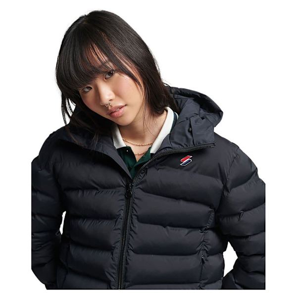 Superdry Jacka Code All Seasons Padded Svart XL Kvinna