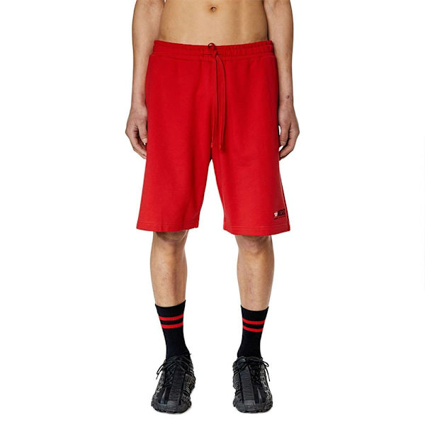 Diesel Sweat Shorts Crown Rød S Mand