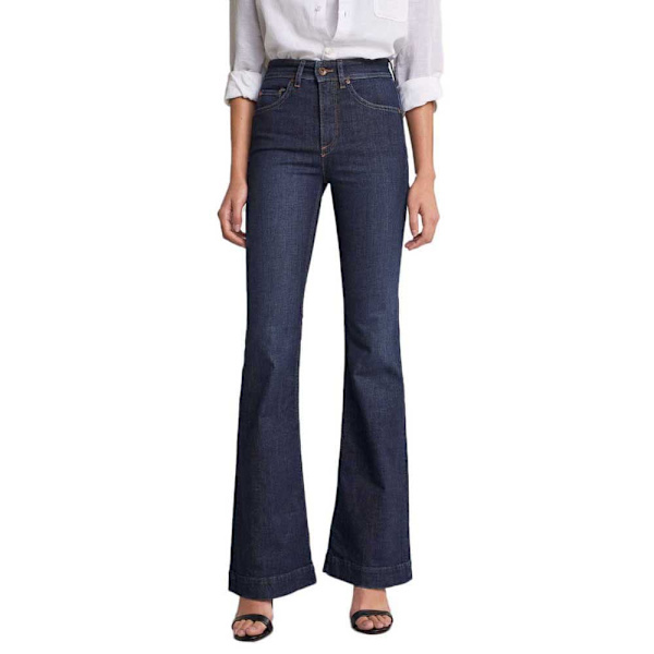 Salsa Jeans Jeans Secret Glamour Push In Flare Blå 30 / 34 Kvinde