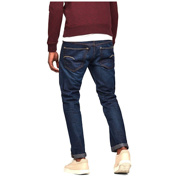 G-star 3301 Straight Jeans Blå 33 / 32 Mand