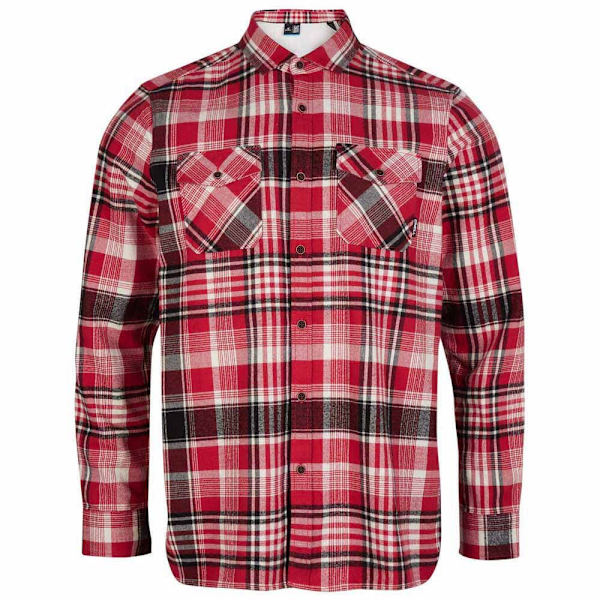 O´neill Lang ærmet Skjorte Flannel Check Rød L Mand