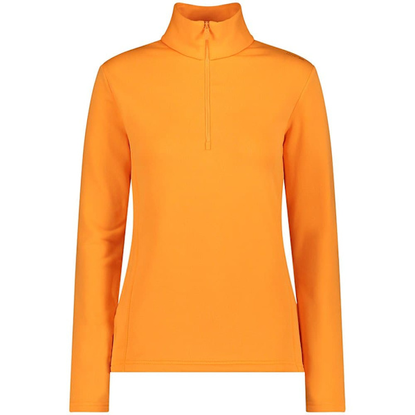 Cmp Fleece Stretch Sweat 38e1596 Orange S Kvinde