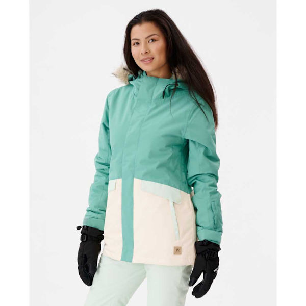 Rip Curl Jacka Rider Parker Grönt M Kvinna