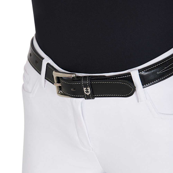 Equestro Double Stitching Bälte  85 cm