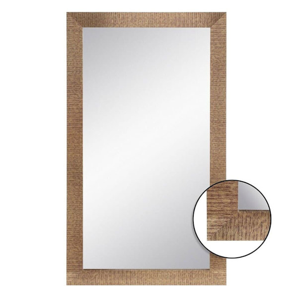 Bigbuy Home Seinäpeili Dmf 98x2.8x178 Cm Kultainen