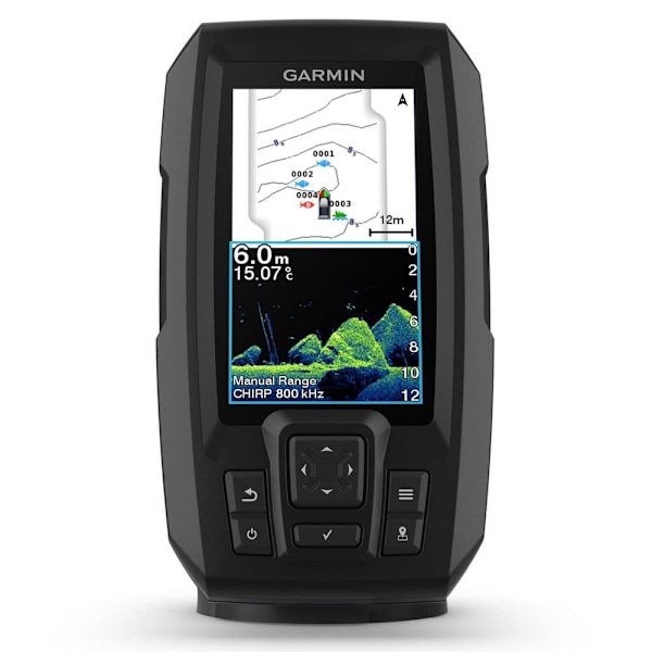 Garmin Med Transducer Og Diagram Striker Vivid 4cv Sort