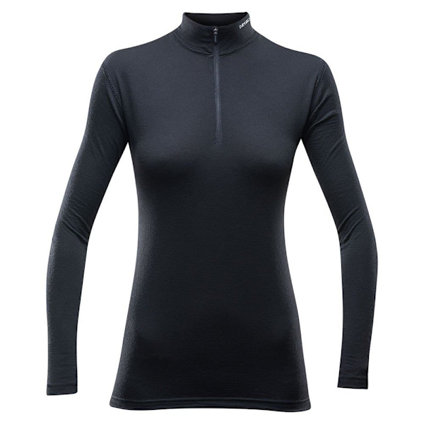 Devold Of Norway Breeze Merino 150 Halv Dragkedja Långärmad T-shirt Svart L Kvinna