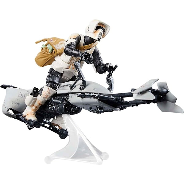 Hasbro Figur Star Wars The Mandalorian Speeder Bike Scout Troper And Grogu Søvfarvet