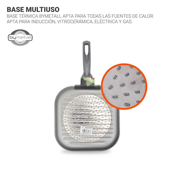 Tm Home Panoroida Grill 20 Cm Hopeinen