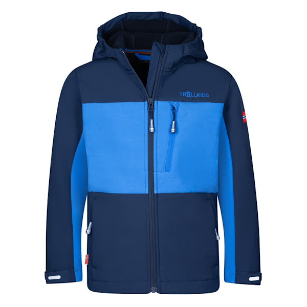 Trollkids Bergsfjord Winter Softshell-takki Sininen 128 cm Poika