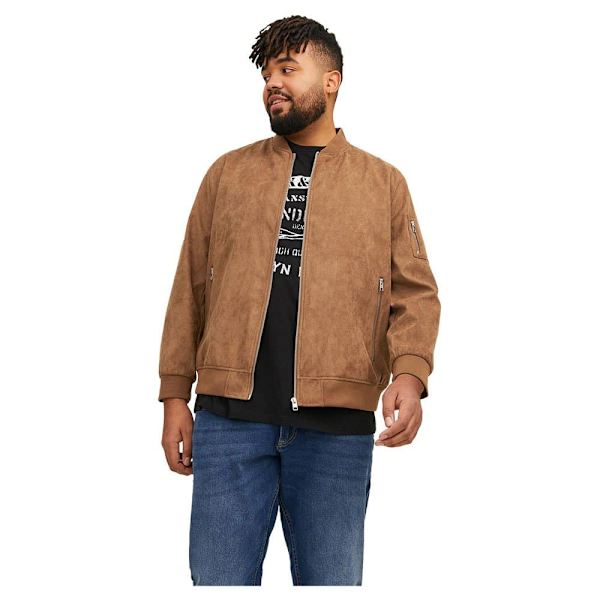 Jack & Jones Rocky Faux Suede Jakke Brun 2XL / Regular Mand