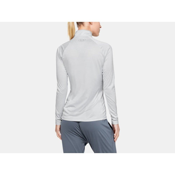 Under Armour Jersey Tech™ Twist ½ Zip Grå XL Kvinna