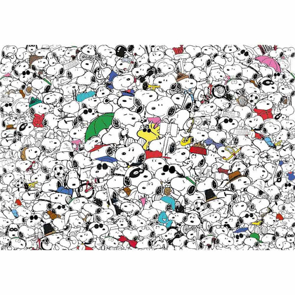 Clementoni Palapeli Impossible Peanuts 1000 Pieces Monivärinen