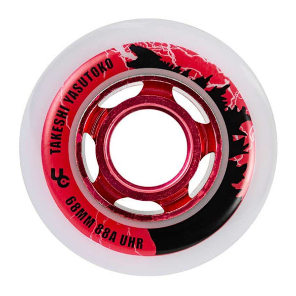 Undercover Wheels Skridskor Hjul Takeshi Yasutoko Movie 4 Enheter Röd 68 mm / 88A