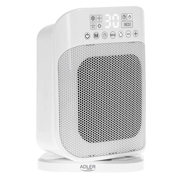 Adler Ad 7727 Lcd Keramisk Varmeapparat 1500w