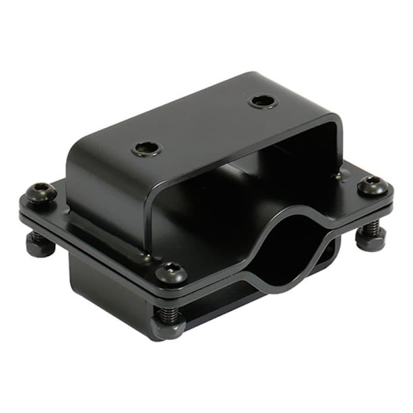 Seanox Dobbelt Skinnemonteret Rustfrit Stål Sort Adapter 22-35 Mm Sort