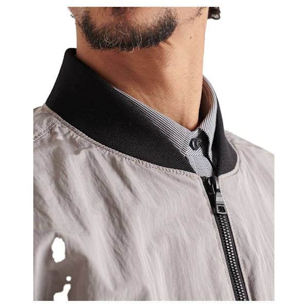 Superdry Bomber Takki Ripstop Harmaa M Mies