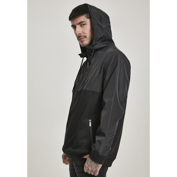 Urban Classics Military Half Zip Sweatshirt Sort M Mand