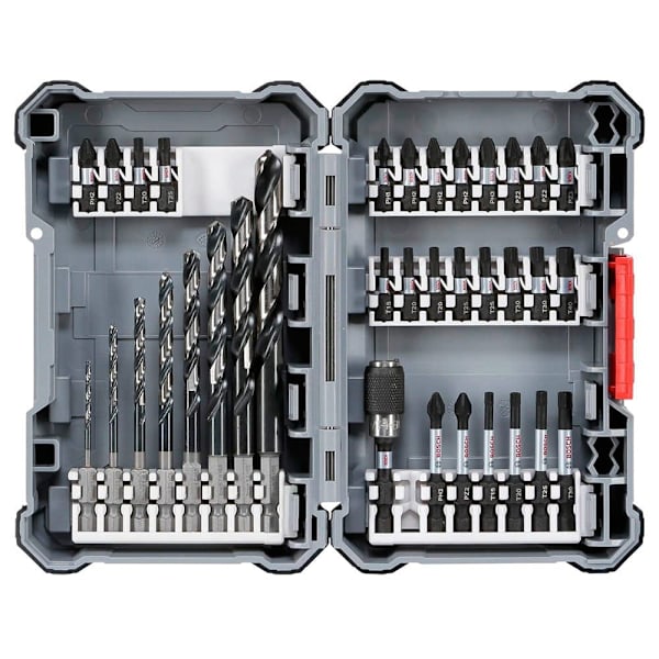 Bosch Professional Impact Control Hss 35 Stykker Grå,Søvfarvet