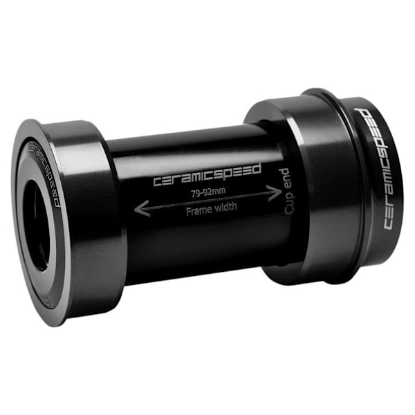 Ceramicspeed Belagte Bundbeslagskopper Bbright Shimano Gravel Sort 79 mm