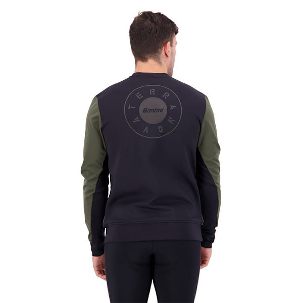 Santini Wind Block Sweatshirt Grøn S Mand