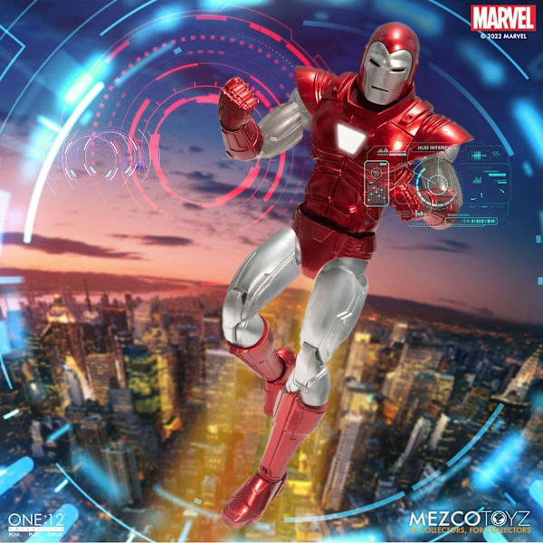 Mezco Toys Forundring 1/12 Sølv Centurion Edition Figur 16 Cm