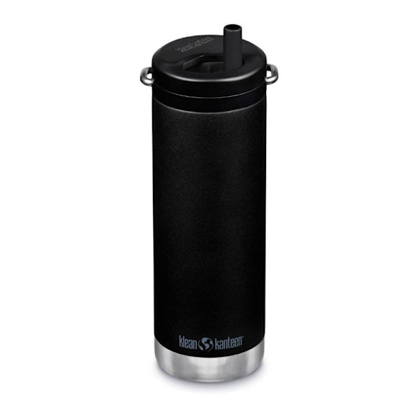 Klean Kanteen Med Twist Cap Isoleret Termisk Flaske Tkwide 16oz Sort