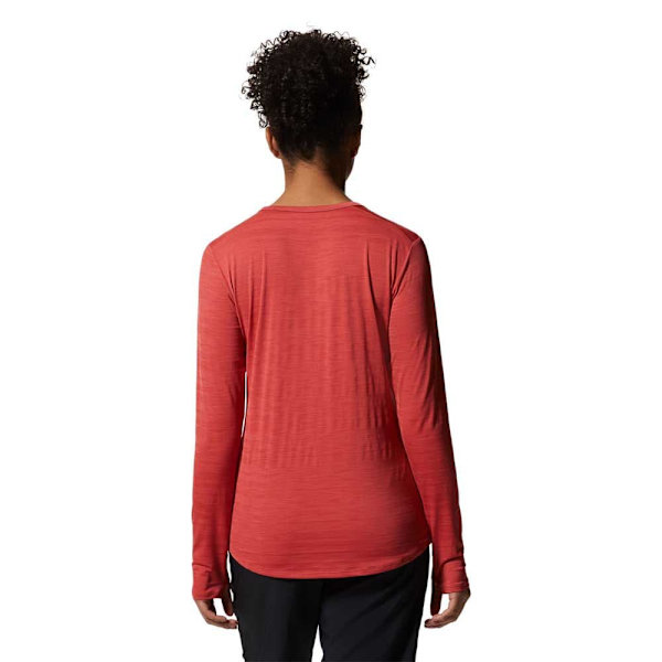 Mountain Hardwear Mighty Stripe™ Pitkähihainen T-paita Oranssi M Nainen