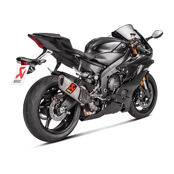 Akrapovic Lyddæmper Slip On Line Titanium Yzf-r6 17-18 Ref:s-y6so12-hapt Sort,Søvfarvet
