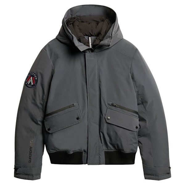 Superdry City Padded Bomberjacka Grå 2XL Man