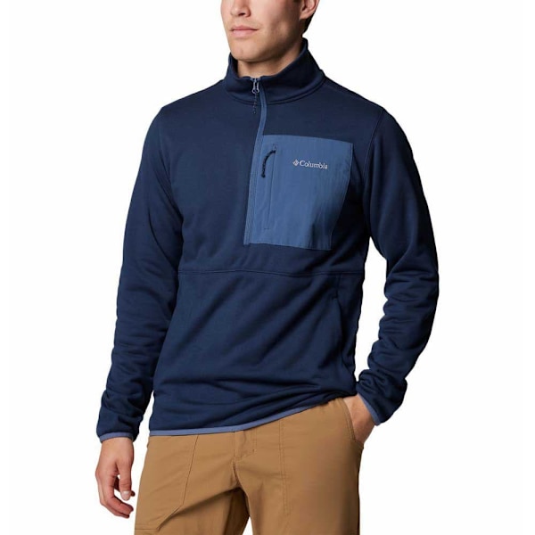 Columbia Hike™ Ii Fleece Med Halv Dragkedja Blå M Man