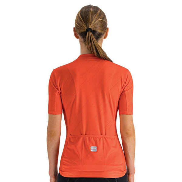 Sportful Kortärmad Tröja Flare Orange S Kvinna