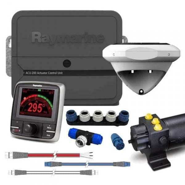 Raymarine Power Hydraulic Evolution Ev-200 Musta with Drive