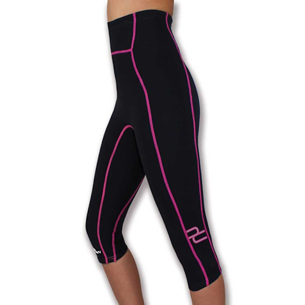 Vulkan Korte Leggings Corsario Open Cells Sort M Kvinde