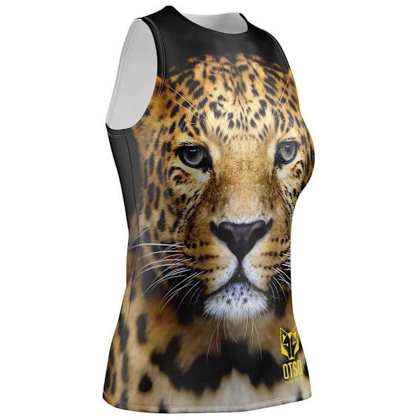 Otso Hihaton T-paita Singlet Musta M Nainen