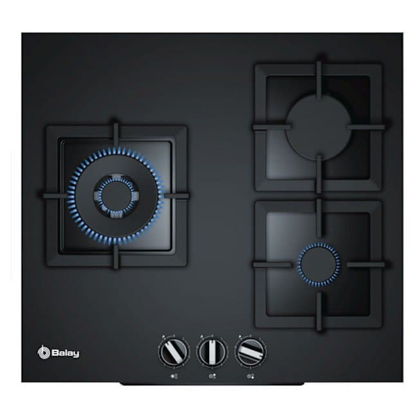 Balay Gaskogeplade 3etg663hn 60 Cm Sort
