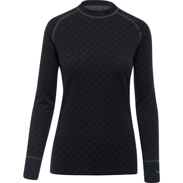 Thermowave Langærmet T-shirt Merinos Xtreme Sort M Kvinde