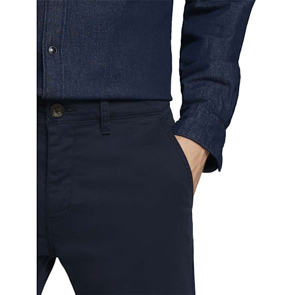 Tom Tailor Byxor Satin Stretch Blå 29 / 32 Man