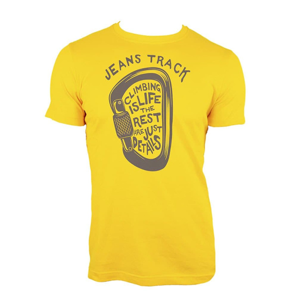 Jeanstrack Presa Lyhythihainen T-paita Keltainen XL Mies